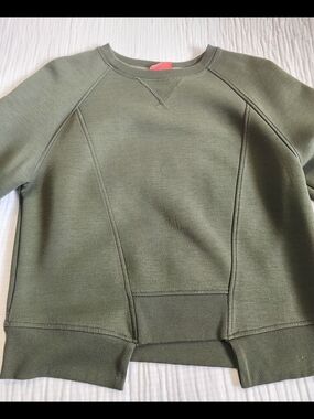HUNTER Ladies Olive Crewneck Sweatshirt